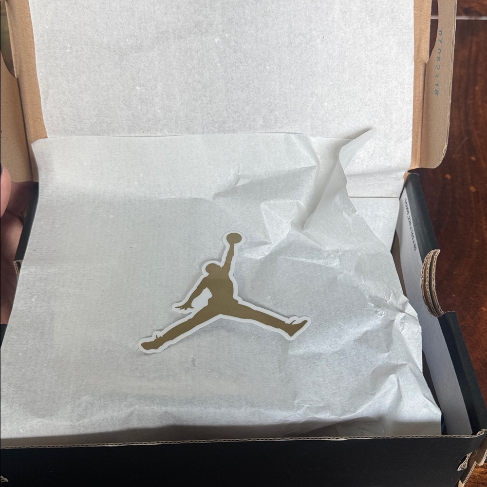 Kids Jordan 1 Retro High OG Black and Blue Sneakers - Picture 6 of 7